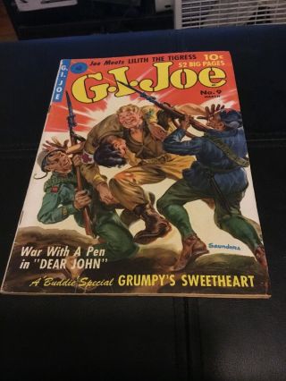 Ziff Davis: G.  I.  Joe Vol.  2 9 - Saunders Painted Cover F,  6.  5 Vintage Comic
