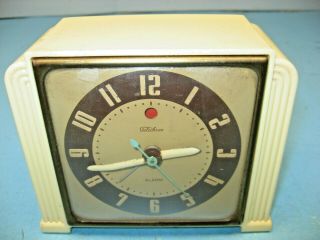 1935 Vintage Telechron Art Deco Electric Alarm Clock,  Not F/restoration