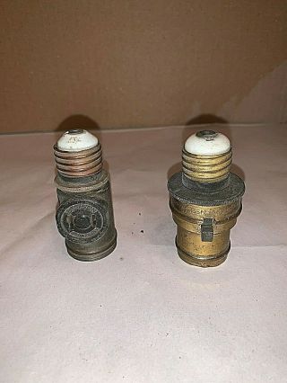 Vintage Benjamin Socket Switch,  Adapter,  Parts