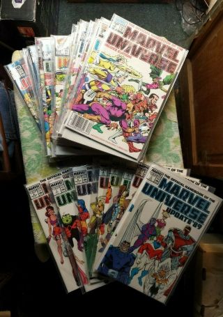 Marvel Universe Deluxe Edition Comics 1 - 20 Plus Update 89 1 - 8 F/vf Or Better.