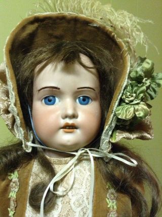 Antique German Doll 27 Inches Tall A & M