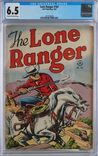 Lone Ranger 167 6.  5 Cgc Dell Western
