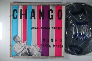 Mongo Santamaria Chango Afro Cuban Drums Orig Tico 1037 Dg Latin Lp