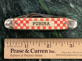 Vintage Purina 2 - Blade Pocket Knife Providence Cutlery Co.  - Ships -