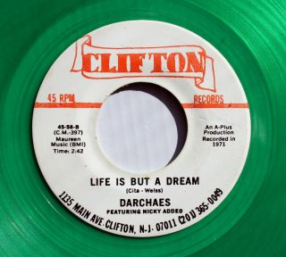 Nicky Addeo & Darchaes Doo Wop Green Wax 45rpm Life Is But A Dream Listen