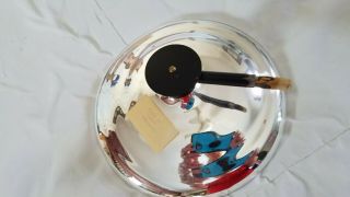 Antique Mercury Glass Reflector for oil/kerosene lamp bracket 2