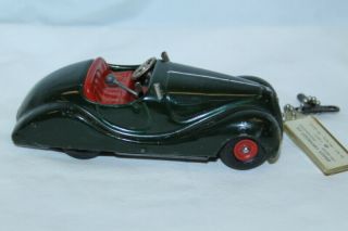 Vtg Schuco Examico 4001 Wind Up Car With Key Green Germany Toy