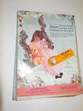 Sears Vintage 1973 Christmas Wish Book Toys Gifts Barbie Winnie The Pooh