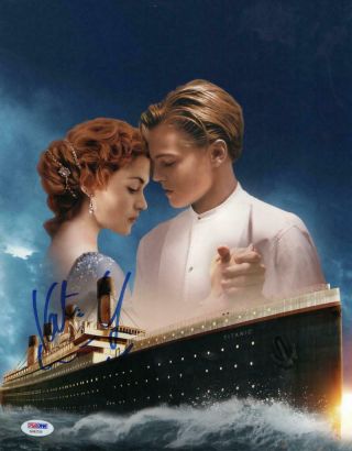Kate Winslet Signed 11x14 Photo Titanic Authentic Autograph Psa/dna A