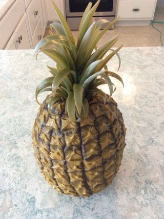 Evers Pineapple Ice Bucket Vtg Mid Century Retro Tiki Barware