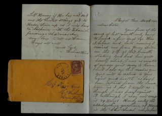 Civil War Letter - 39th Ohio Infantry - Written From Prospect,  Tennessee