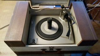 Vintage Silvertone Record Player 1963 Model 3262 Sears