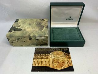 Vintage Rolex Oyster Perpetual Date Watch Box Case 11.  00.  01 1028064