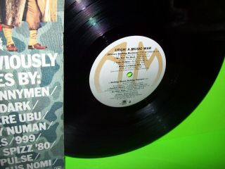 URGH A Music War Vinyl LP Record Punk Wave X Cramps DEVO Oingo Boingo 999 3