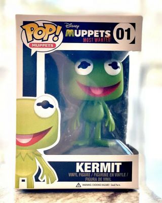 Funko Pop The Muppets Most Wanted Kermit Vinyl Figure 01