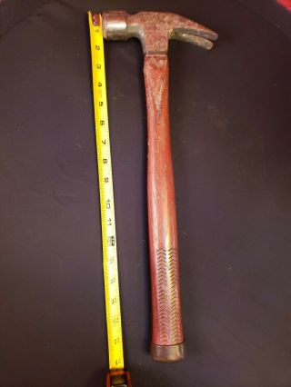 18 Inch Vintage Claw Hammer,  Craftsman Wooden Handle 2 Pounds