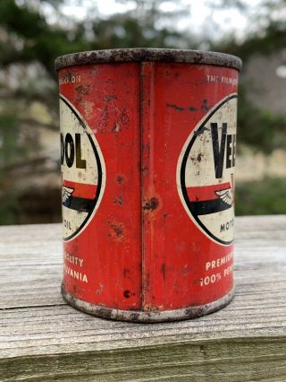 Vintage 1950 ' s Veedol MOTOR OIL Coin Bank 3 