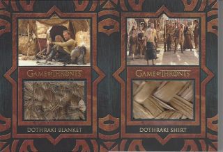 Game Of Thrones Valyrian Steel Dothraki Shirt Vp1,  Blanket Vp2 Relic