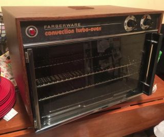 Vintage Farberware Convection Turbo Oven 460/5 W/ Three Trays Broiler