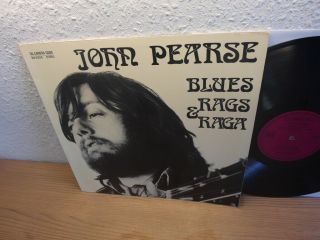 Scarce Loner Psych Folk Lp Private Press John Pearse Blues Rags & Raga 1972