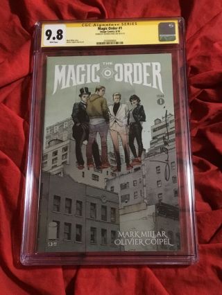 Cgc Ss 9.  8 The Magic Order 1 1st Print Signed By Olivier Coipel Netflix Tv Show