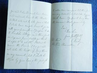 Prime Minister LORD DERBY - PRINCE ALBERT good autograph letter signed 3