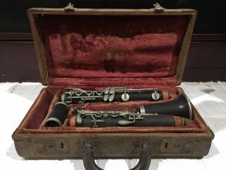Vintage G.  Pruefer Clarinet Carl Fischer Exclusive Artist Model W/ Case