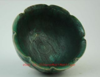 Anciet antique Chinese The song dynasty style Green glaze porcelain bowl b01 2