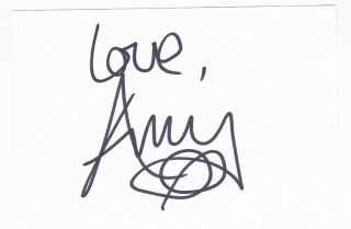 Amy Winehouse Signed Autograph -