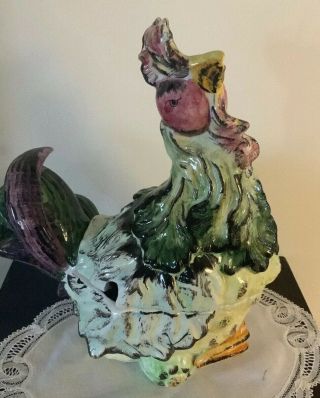 Chicken Soup Tureen Made In Italy
