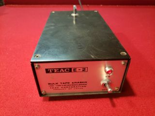Teac E - 2 Bulk Reel Tape Eraser Vintage Audio Equipment