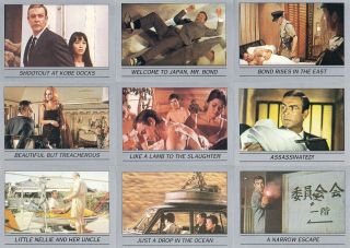 James Bond Series 2 1993 Eclipse Complete Base Card Set Of 110