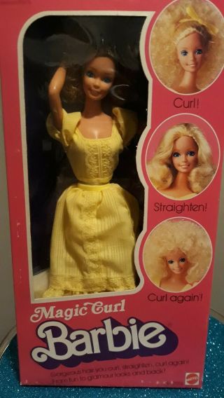Vintage 1981 Magic Curl Barbie Doll 3856