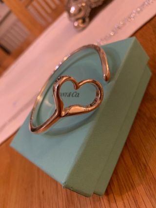 Tiffany & Co Vintage Elsa Peretti Silver Bracelet Bangle 925 Rare
