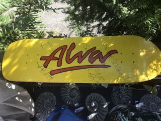 Tony Alva Autographed Alva Re - Issue Skateboard Deck Dogtown Zboys Peralta