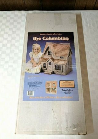 Dura - Craft Cb150 The Coumbian Mansions In Miniature Dollhouse Kit - Open Box