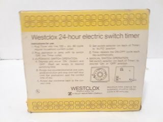 Westclox S27 - A Electric 24 Hour Switch Timer Day Night Alarm Clock 3