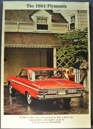 1964 Plymouth Brochure Sport,  Fury Belvedere Savoy Wagon 64