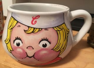 Cute Collectible Campbell’s Kid Soup Bowl/mug 1998 Nostalgic Advertising
