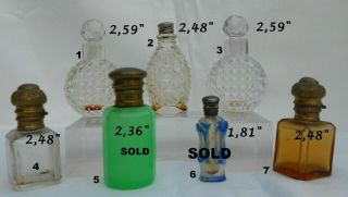Antique Victorian Era Perfume Bottle/vvictorian Scent Perfume Bottles