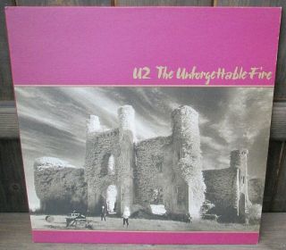 U2: The Unforgettable Fire Vinyl Lp Album 1st 1984 Uk Press U25 Looks Unplayed