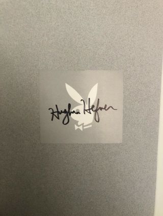 Playboy Forty Years Hard Cover Book Signed Bu Hugh Hefner And 26 Playmates RARE 3