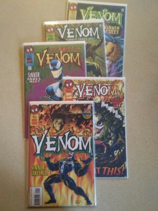 Venom Sinner Takes All 1,  2,  3,  4 And 5