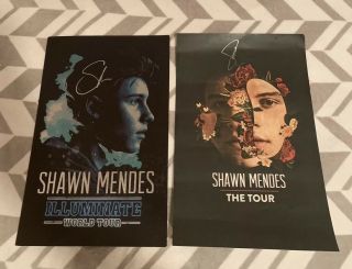 Shawn Mendes Autographed Tour Poster Bundle,  2017 & 2019