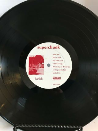 SUPERCHUNK - FOOLISH - RARE ORIG PRESS - NEVER PLAYED - INCLUDES 7 INCH - GET THIS - 1994 3