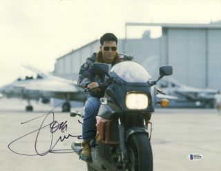 Tom Cruise Signed 11x14 Photo Top Gun Authentic Autograph Beckett B