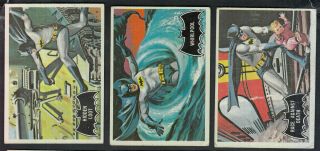 1966 Topps Batman Black Bat Card Full Set 44/44