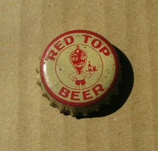 Red Top Beer Cork Beer Cap Cincinnati Ohio Vintage Crown