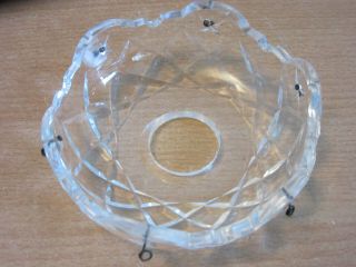 Waterford Crystal Bobeche For Prism Avoca 6 Arm Chandelier Replacement 4 " Chip