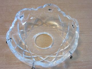 Waterford Crystal Bobeche for prism Avoca 6 arm Chandelier Replacement 4 